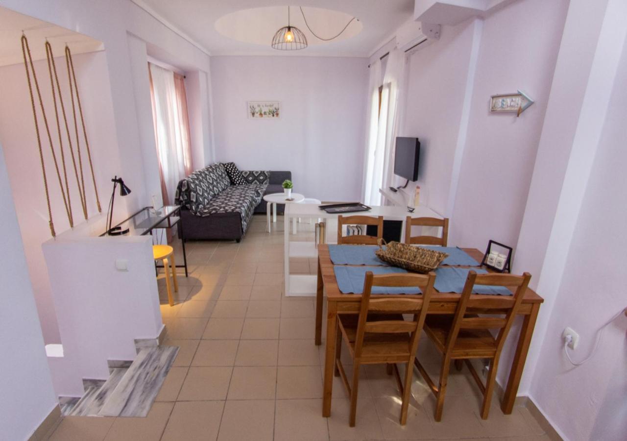 Beachfront Stylish Maisonette In إيريسوس المظهر الخارجي الصورة